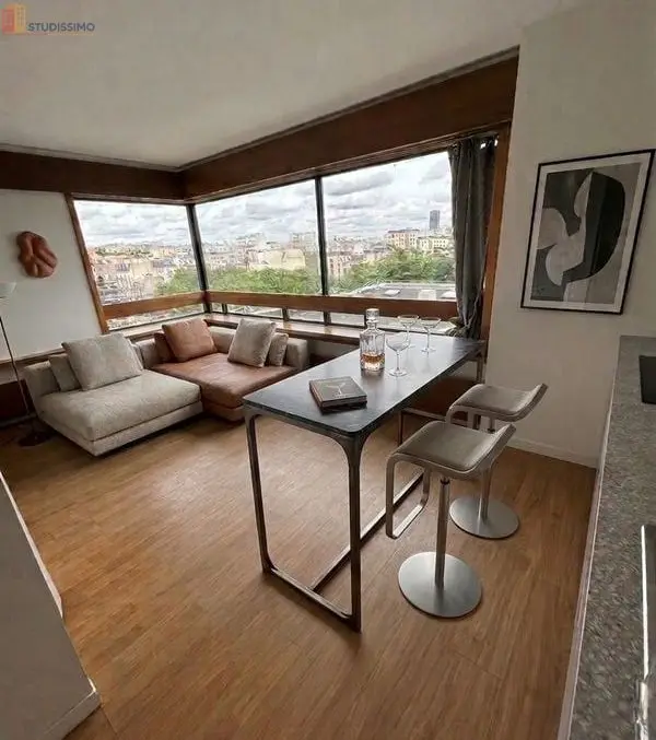 Studio meublé 35m² Paris 15e - Grand, lumineux - Photo 2