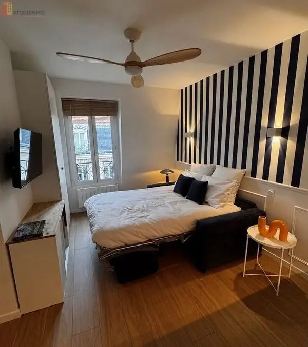 Studio meublé 20m² Paris 11e - Bail mobilité, dernier étage - Photo 4