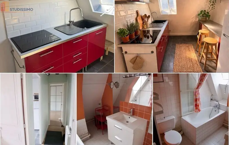 Studio meublé 25m² Paris 16e - Calme, sur cour - Photo 3