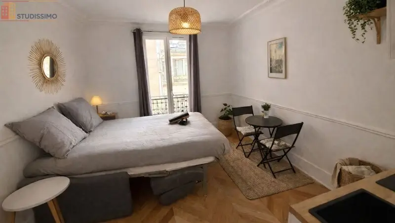 Studio meublé 19m² Paris 18e Montmartre - Calme, proche Abbesses - Photo 4