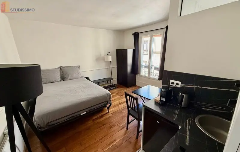 Studio meublé 20m² Paris 18e Montmartre - Meublé, calme" - Photo 1