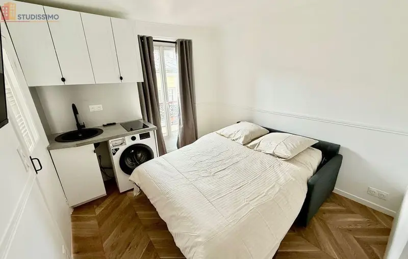 Studio meublé 20m² Paris 18e Montmartre - Calme, lumineux - Photo 1