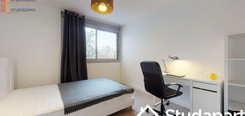 Studio meublé 11m² Villeurbanne - Meublé, DPE A - Photo 3