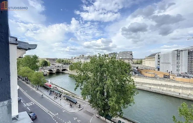 Studio meublé 18m² Paris 6e - Vue Seine, charme - Photo 3