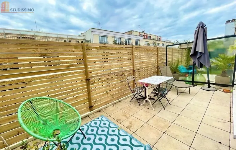Studio meublé 35m² Paris 17e - Terrasse, étage élevé - Photo 1
