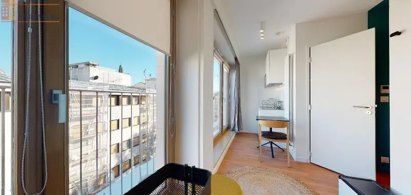 Studio meublé 16m² Paris 17e - Étage élevé, lumineux - Photo 14