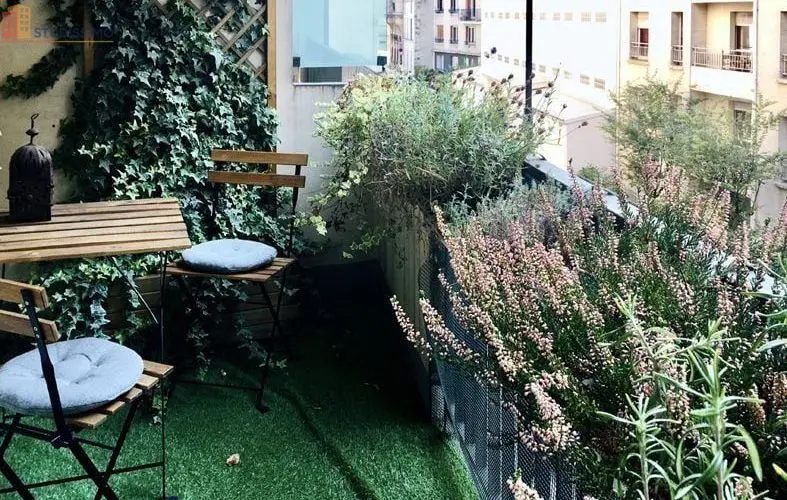 Studio meublé 38m² Paris 20e Gambetta - Balcon, lumineux - Photo 5