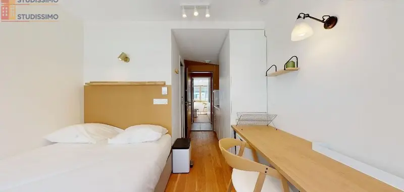 Studio 12m² Paris 17e - Meublé, 3e étage - Photo 21