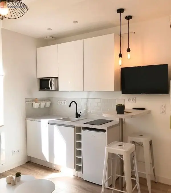 Studio 20m² Lyon 8e - Meublé, équipé - Photo 2