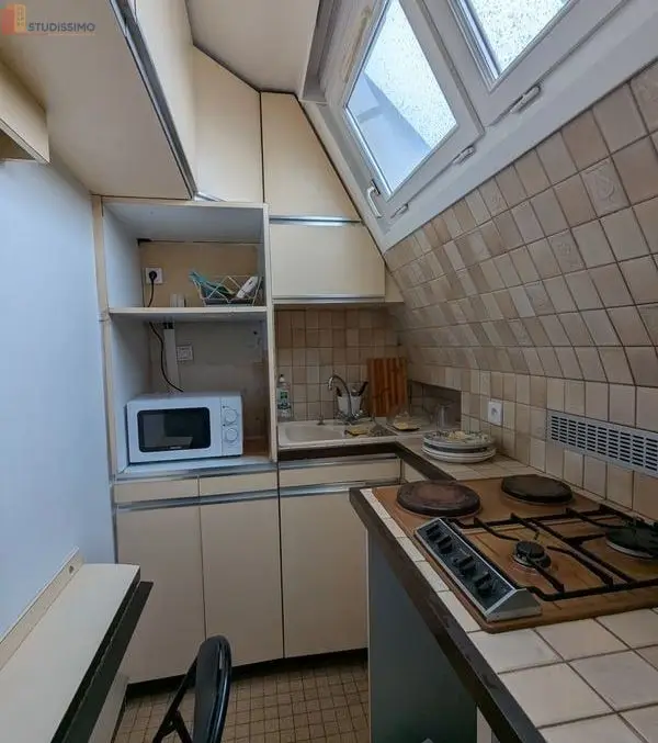 Studio meublé 33m² Paris 15e - 7e étage, lumineux - Photo 1