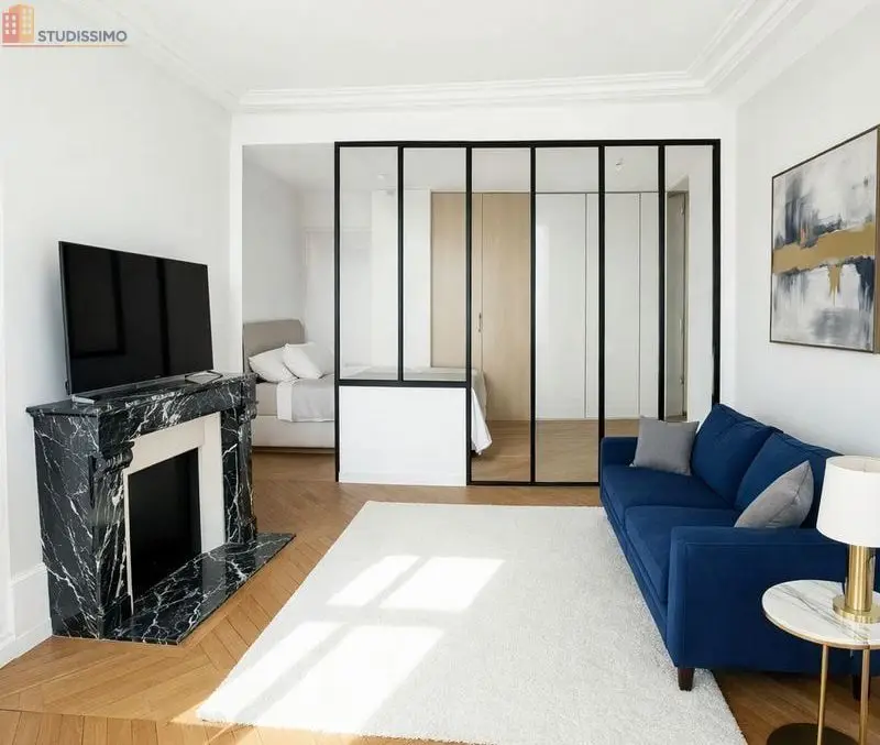 Studio 35m² Paris 10e - Balcon 8,5m², rénové - Photo 3