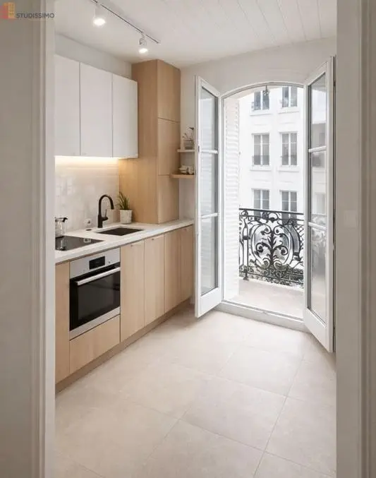 Studio 35m² Paris 10e - Balcon 8,5m², rénové - Photo 2