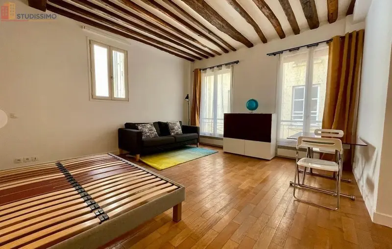 Studio meublé 34m² Paris 3e Marais - 2e étage, lumineux - Photo 6