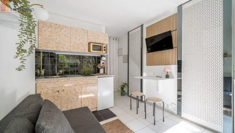 Studio meublé 14m² Paris 14e Montsouris - Rénové, calme - Photo 4