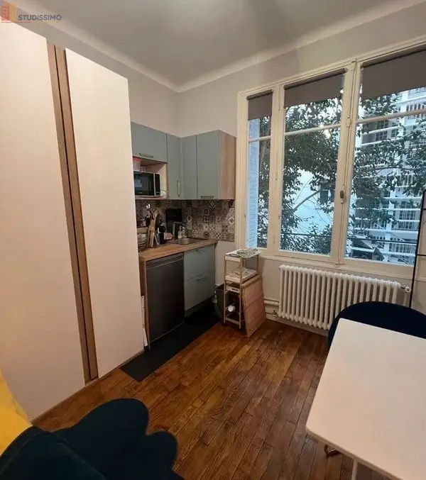 Studio meublé 15m² Paris 16e - Calme, lumineux - Photo 2