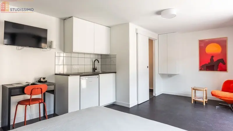 Studio meublé 18m² Paris 13e - Meublé, lumineux - Photo 3