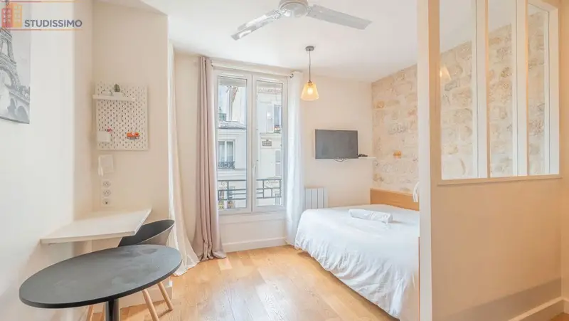 Studio meublé 16m² Paris 11e - Refait à neuf, charme - Photo 17