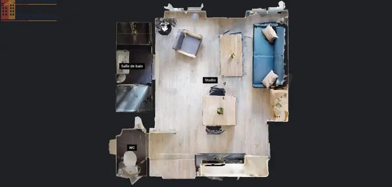 Studio 20m² Lyon 8e - Meublé, 2e étage - Photo 9