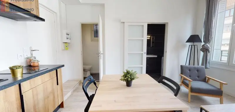 Studio 20m² Lyon 8e - Meublé, 2e étage - Photo 5