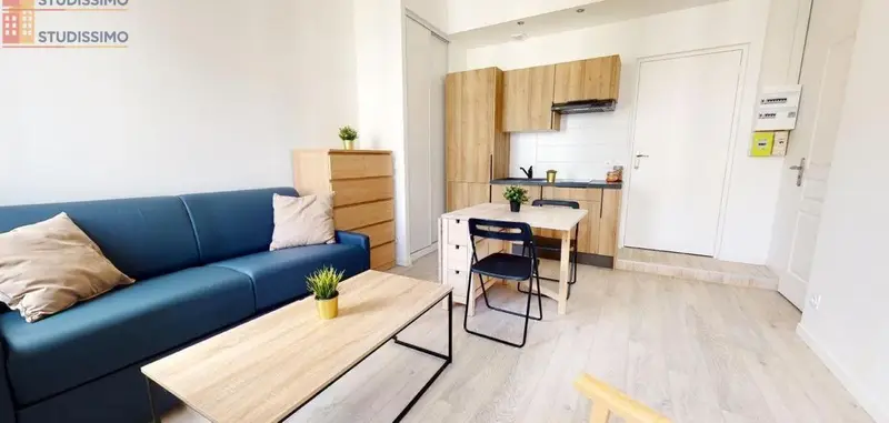 Studio 20m² Lyon 8e - Meublé, 2e étage - Photo 3