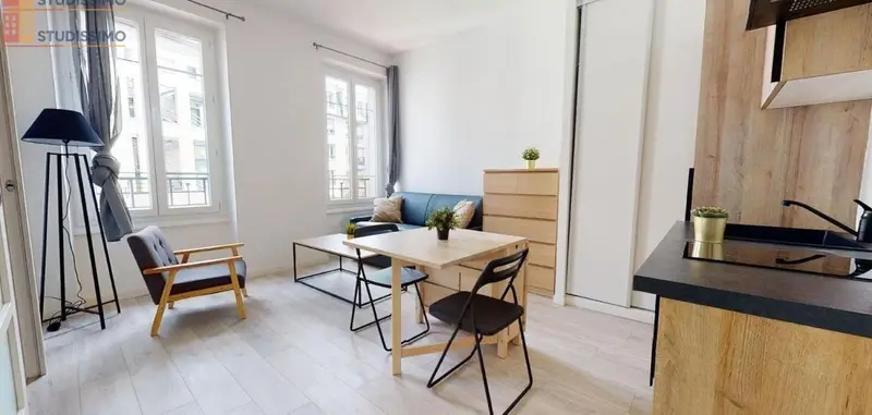 Studio 20m² Lyon 8e - Meublé, 2e étage - Photo 4