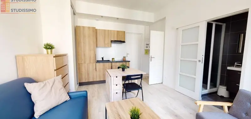 Studio 20m² Lyon 8e - Meublé, 2e étage - Photo 1