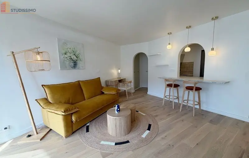 Studio meublé 34m² Paris 15e - Balcon, tout compris - Photo 5