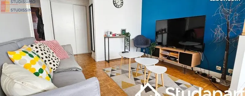 Studio 10m² Villeurbanne - Meublé, étage élevé - Photo 4