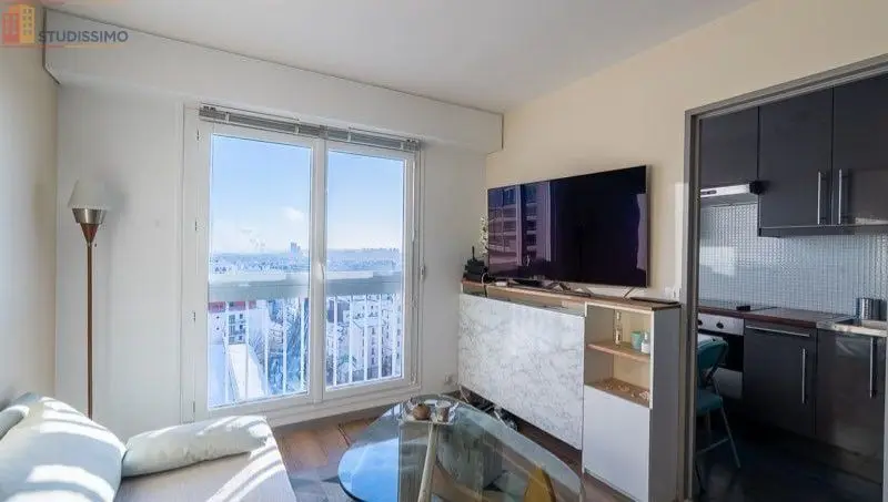 Studio meublé 30m² Paris 20e - Dernier étage, calme, vue - Photo 7