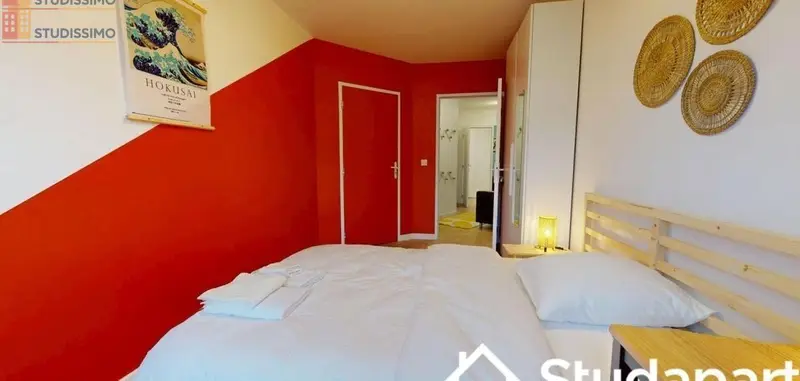 Studio meublé 11m² Paris 15e - Calme, lumineux - Photo 1