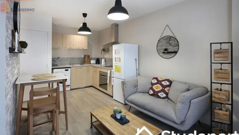 Studio meublé 9m² Villeurbanne - Meublé, DPE A - Photo 4