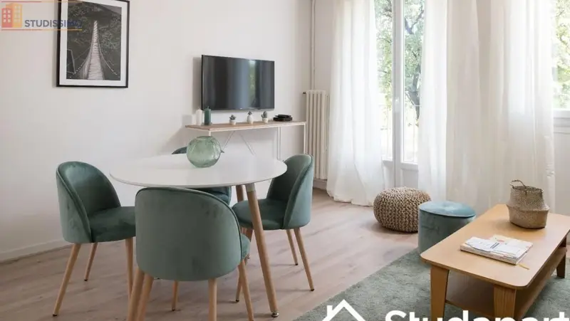 Studio meublé 11m² Lyon 8e - Calme, lumineux - Photo 3