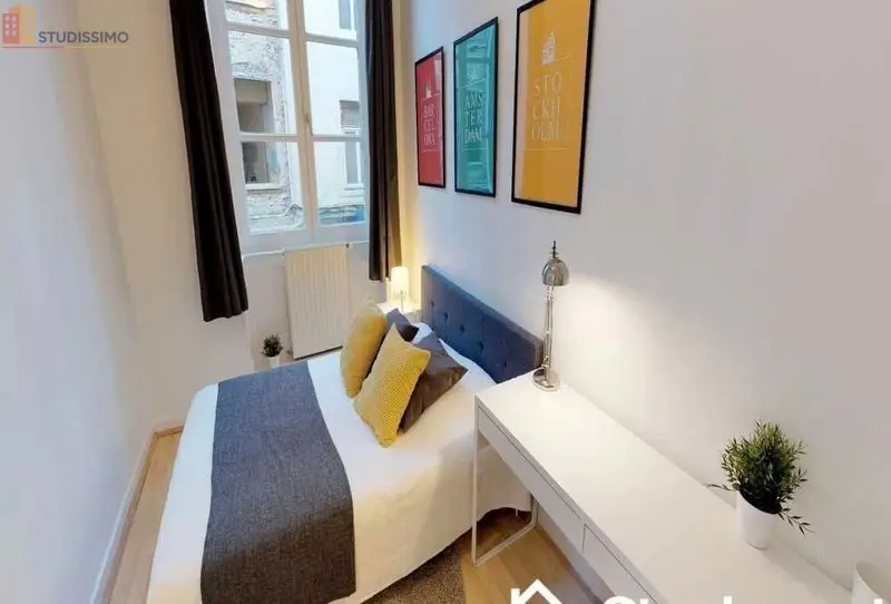 Studio meublé 11m² Lyon 3e - Meublé, proche commodités - Photo 2