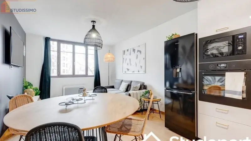 Studio meublé 11m² Lyon 3e - Meublé, DPE A - Photo 3