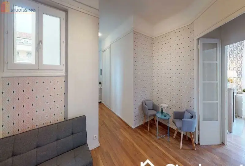 Studio meublé 10m² Lyon 3e - Calme, au 3e étage - Photo 1