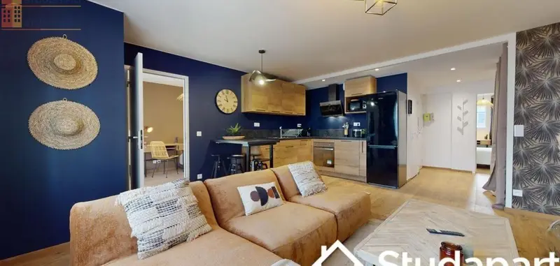 Studio meublé 41m² Lyon 7e - Étage élevé, DPE A - Photo 3