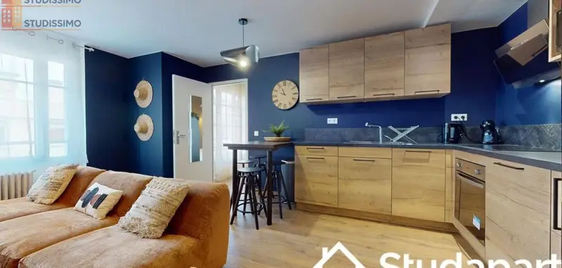 Studio meublé 41m² Lyon 7e - Étage élevé, DPE A - Photo 1
