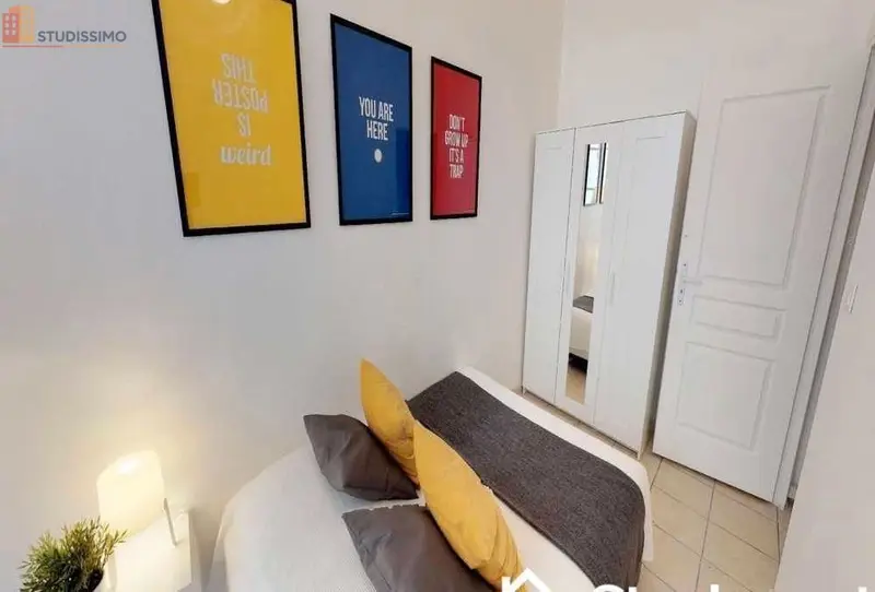 Studio meublé 12m² Lyon 3e - Meublé, calme - Photo 4