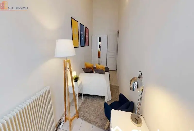 Studio meublé 12m² Lyon 3e - Meublé, calme - Photo 3