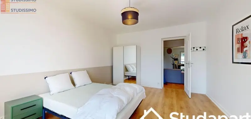 Studio meublé 9m² Lyon 3e - Étage élevé, lumineux - Photo 1