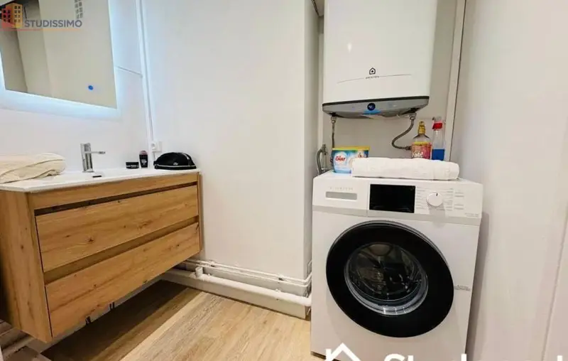 Studio meublé 13m² Villeurbanne - Lumineux, étage élevé - Photo 2