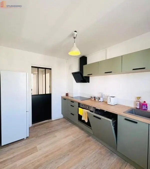Studio meublé 13m² Villeurbanne - Lumineux, étage élevé - Photo 1