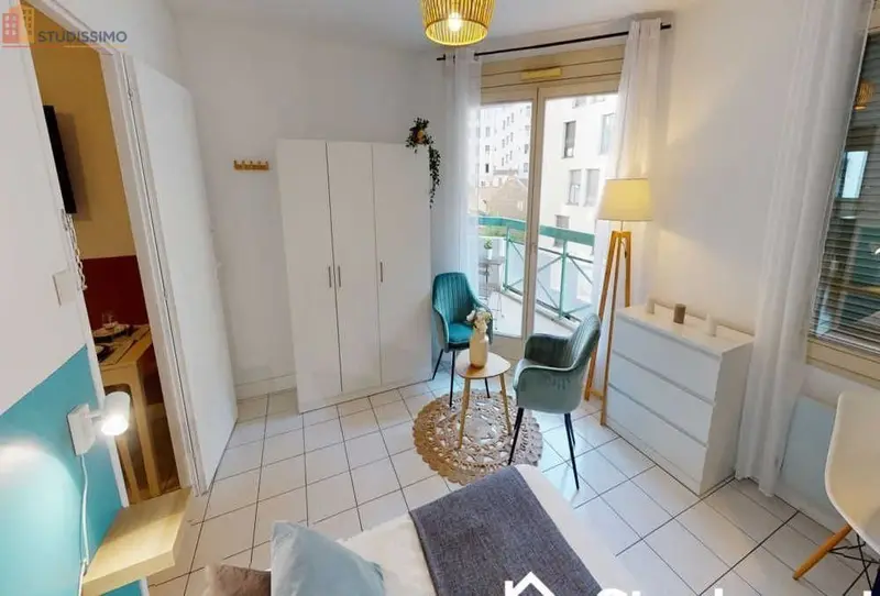 Studio meublé 15m² Lyon 7e - Meublé, 3e étage - Photo 4