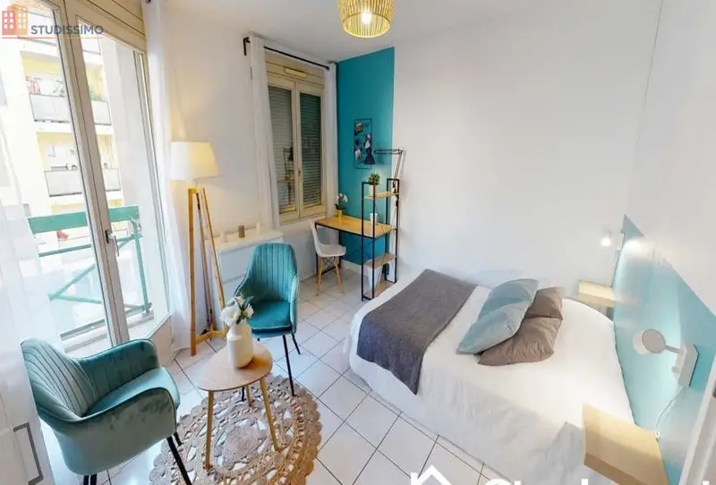 Studio meublé 15m² Lyon 7e - Meublé, 3e étage - Photo 3