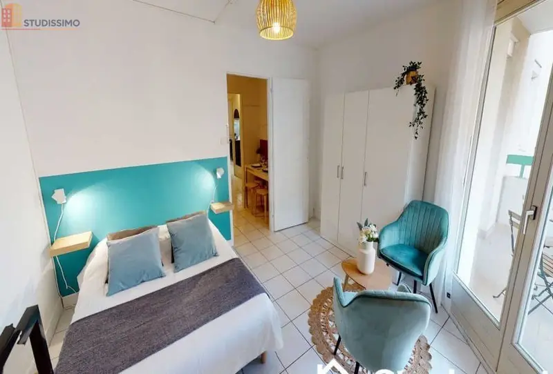 Studio meublé 15m² Lyon 7e - Meublé, 3e étage - Photo 1