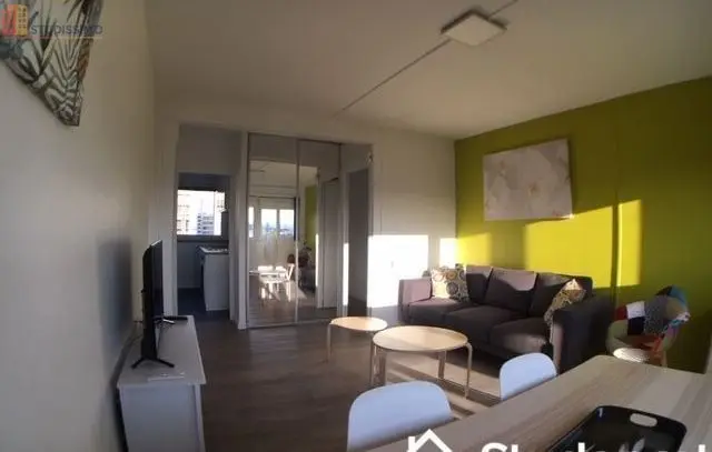 Studio meublé 10m² Villeurbanne - Lumineux, 8e étage - Photo 4