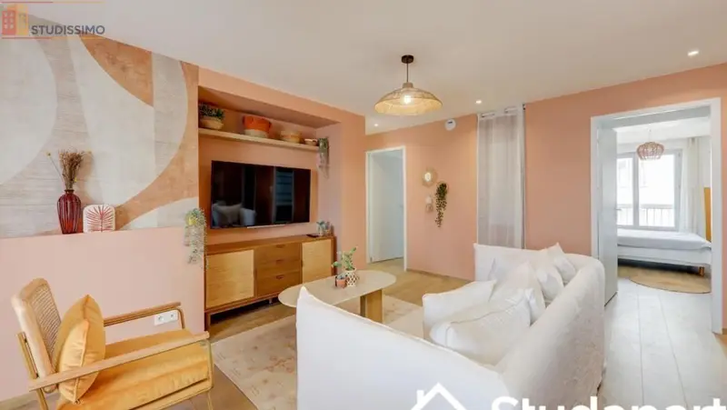 Studio meublé 11m² Lyon 7e - Meublé, DPE A - Photo 1