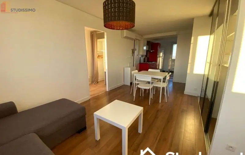 Studio meublé 12m² Villeurbanne - Étage élevé, lumineux - Photo 4
