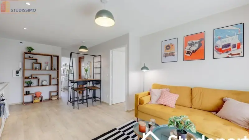 Studio meublé 10m² Lyon 8e - Calme, lumineux - Photo 2