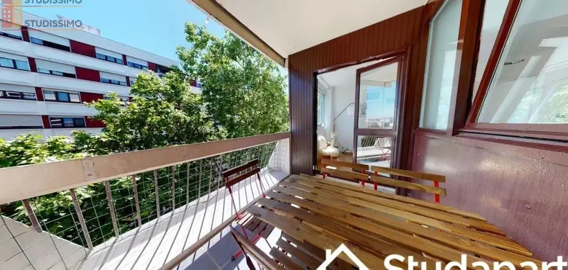Studio meublé 9m² Lyon 3e - 5e étage, lumineux - Photo 2